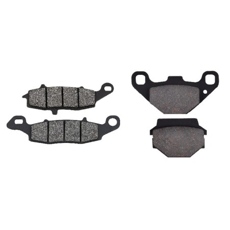 2 Kit plaquettes frein Kawasaki ZR 250 Balius  Avant et Arrière 005-124 - EBC FA702 et FA701 - Raven 103-035