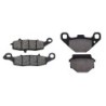 2 Kit plaquettes frein Kawasaki ZR 250 Balius  Avant et Arrière 005-124 - EBC FA702 et FA701 - Raven 103-035