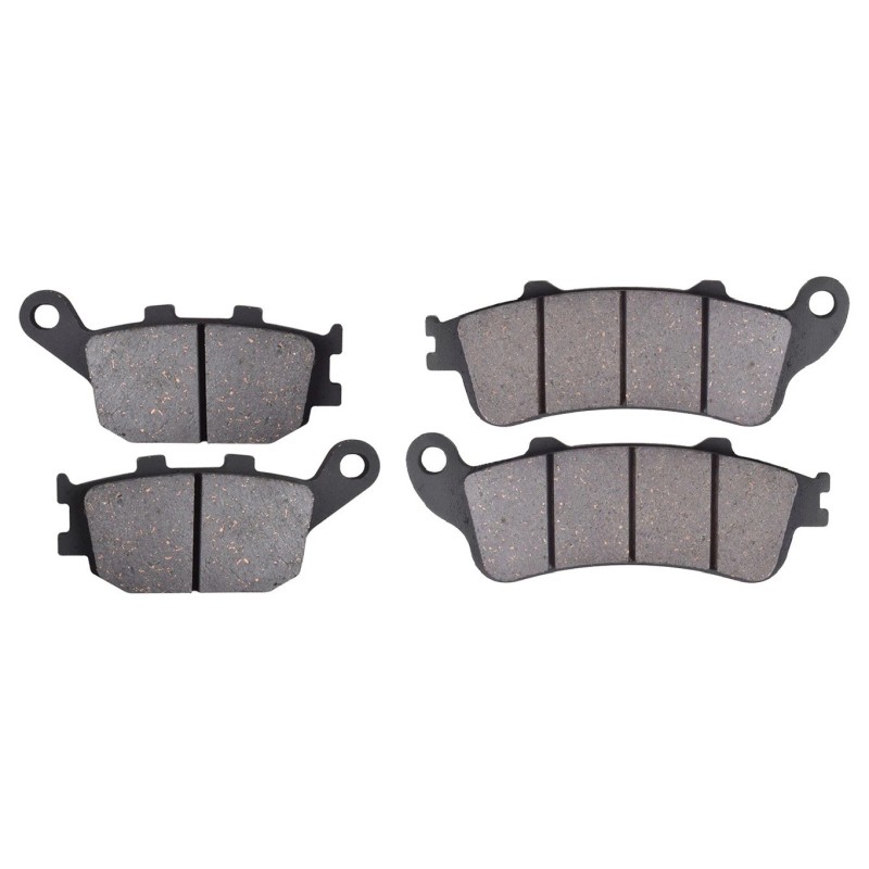 2 Kit plaquettes frein Kawasaki Vulcan 650 Café S  Av G, Av D et Ar 021-135 - EBC FA702 et FA701 - Raven 103-040