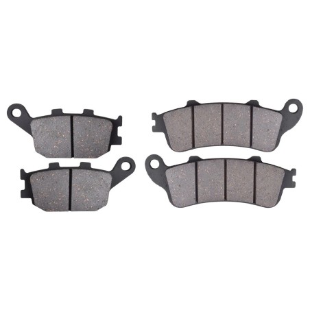 2 Kit plaquettes frein Kawasaki Vulcan 650 Café S  Avant et Arrière 021-135 - EBC FA702 et FA701 - Raven 103-040