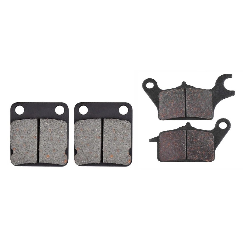 2 Kit plaquettes frein Kawasaki Z125  Av G, Av D et Ar 144-336 - EBC FA702 et FA701 - Raven 103-047