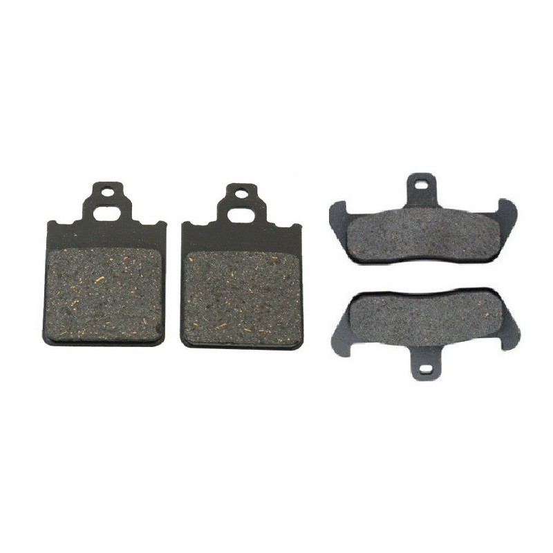 2 Kit plaquettes frein Cagiva N90 125  Avant et Arrière 089-096 - EBC FA702 et FA701 - Raven 103-077