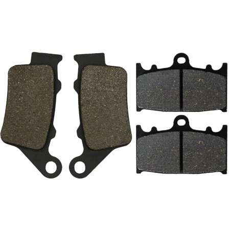 2 Kit plaquettes frein Husaberg FS 400 E,C Avant et Arrière 023-032 - EBC FA702 et FA701 - Raven 103-091