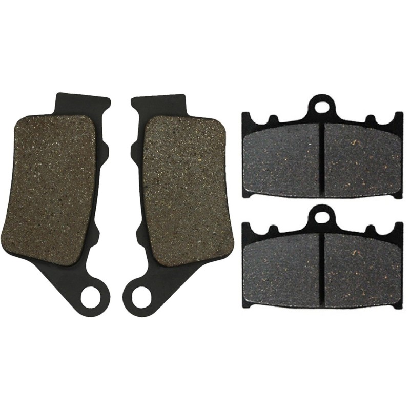 2 Kit plaquettes frein Husaberg FS 650  Avant et Arrière 023-032 - EBC FA702 et FA701 - Raven 103-091
