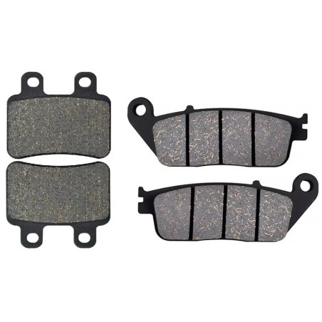 2 Kit plaquettes frein Peugeot Satelis 600  Avant et Arrière 022-211 - EBC FA702 et FA701 - Raven 103-109