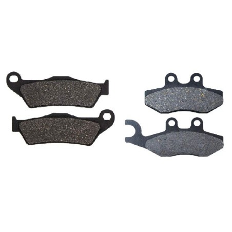 2 Kit plaquettes frein Piaggio Beverly 400 ie Avant et Arrière 031-293 - EBC FA702 et FA701 - Raven 103-119