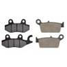 2 Kit plaquettes frein Honda CB 50 Dream  Avant et Arrière 332-003 - EBC FA197 et FA131 - Raven 103-123