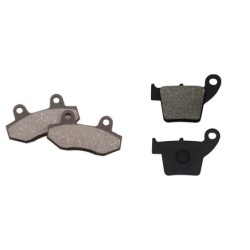 2 Kit plaquettes frein Megelli M 125  Avant et Arrière 011-176 - EBC FA86 et FA346 - Raven 103-133