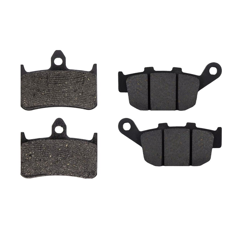 2 Kit plaquettes frein Honda NT 400 Bros  Avant et Arrière 069-020 - EBC FA187 et FA140 - Raven 103-151