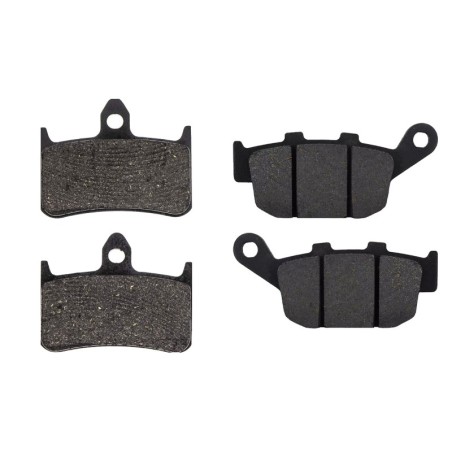 2 Kit plaquettes frein Honda NT 400 Bros  Avant et Arrière 069-020 - EBC FA187 et FA140 - Raven 103-151