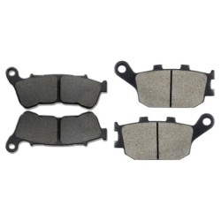 2 Kit plaquettes frein Honda XRE 300 Avec ABS Avant et Arrière 359-021 - EBC FA640 et FA174 - Raven 103-156