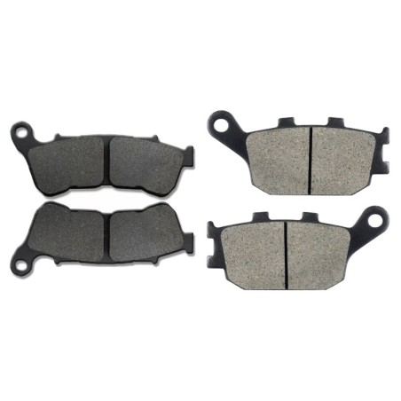 2 Kit plaquettes frein Honda XRE 300 Avec ABS Avant et Arrière 359-021 - EBC FA640 et FA174 - Raven 103-156