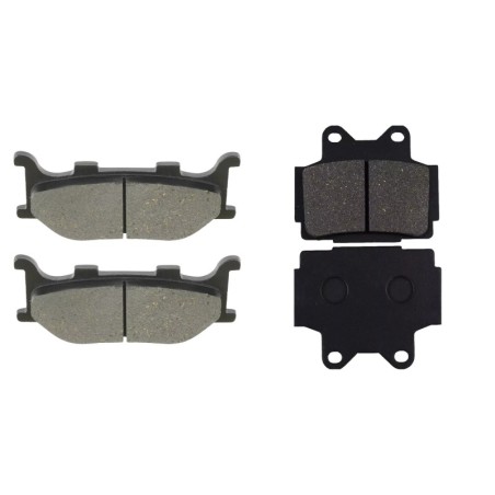 2 Kit plaquettes frein Yamaha FZX 250 Zeal Avant et Arrière 048-067 - EBC FA179 et FA104 - Raven 103-179