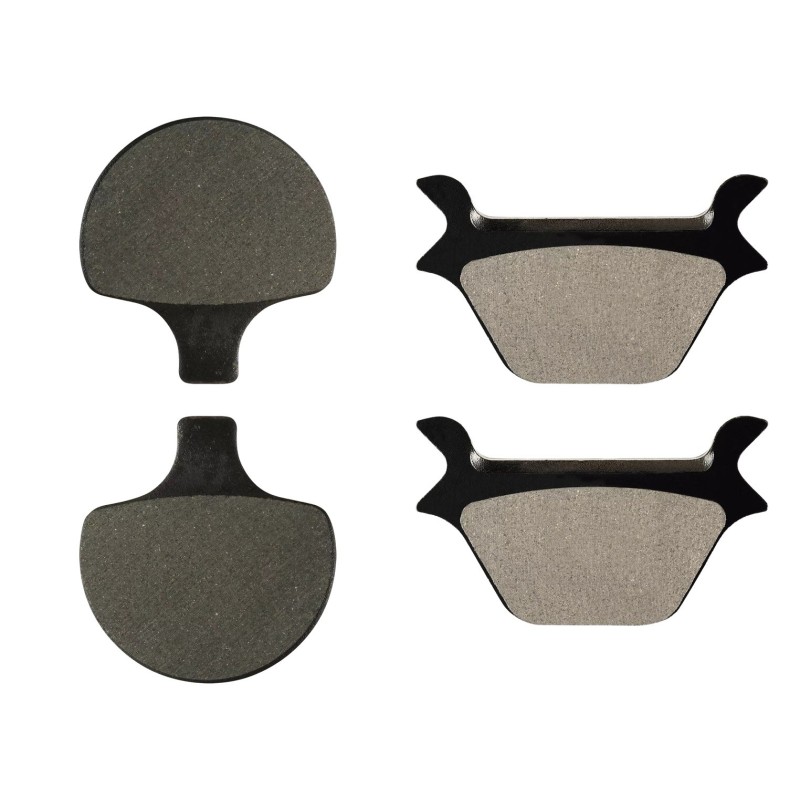 2 Kit plaquettes frein Harley-davidson Cvo Fxr Super Glide FXR2 et FXR3 Avant et Arrière 057-056 - EBC FA94 et FA200 - Raven 103