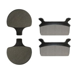 2 Kit plaquettes frein Harley-davidson Touring Tour Glide Ultra Classic FLTCU Avant et Arrière 057-063 - EBC FA94 et FA201 - Rav