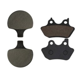 2 Kit plaquettes frein Harley-davidson Softail Deluxe FLSTN et FLSTNI Avant et Arrière 057-181 - EBC FA94 et FA400 - Raven 103-1