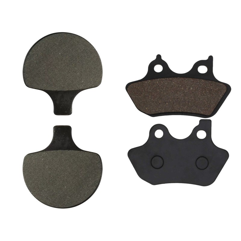 2 Kit plaquettes frein Harley-davidson Softail Deuce FXSTD Avant et Arrière 057-181 - EBC FA94 et FA400 - Raven 103-183