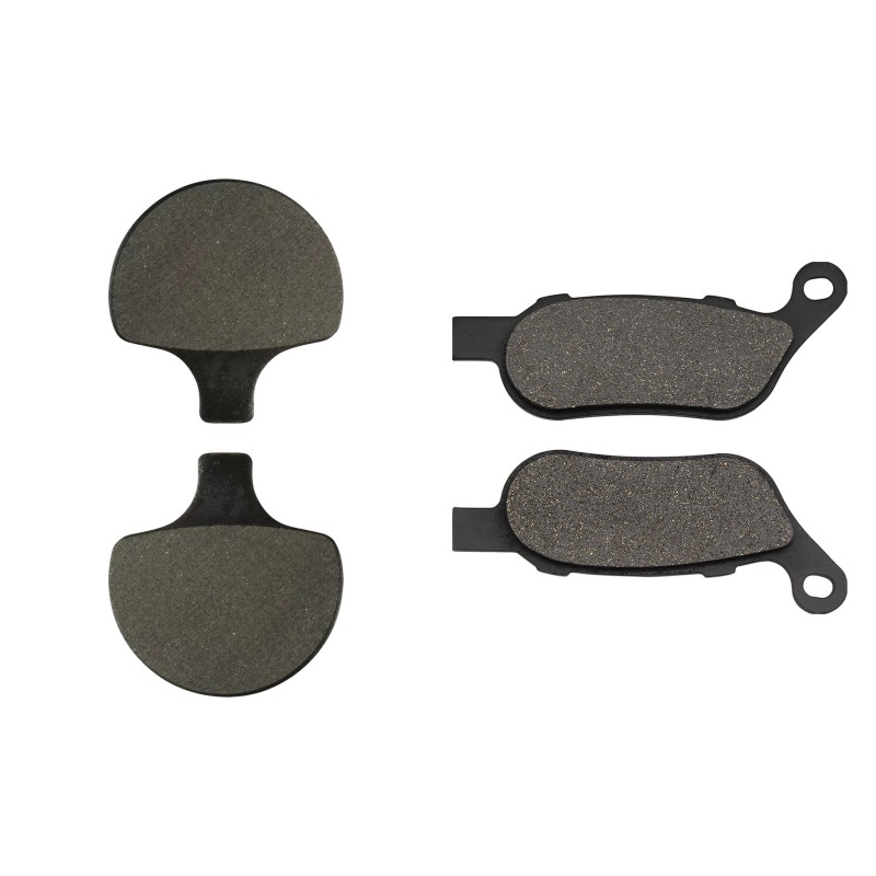 2 Kit plaquettes frein Harley-davidson Softail Cross Bones FLSTSB Avant et Arrière 057-273 - EBC FA94 et FA458HH - Raven 103-185