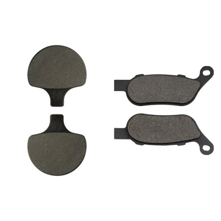 2 Kit plaquettes frein Harley-davidson Softail Cross Bones FLSTSB Avant et Arrière 057-273 - EBC FA94 et FA458HH - Raven 103-185