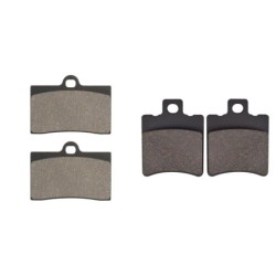 2 Kit plaquettes frein Benelli 666 125 Born in Hell Avant et Arrière 064-098 - EBC FA95 et FA193 - Raven 103-186