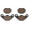 2 Kit plaquettes frein Fantic Strada 50  Avant et Arrière 086-094 - EBC FA67/2 et FA173 - Raven 103-190