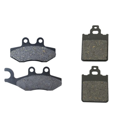 2 Kit plaquettes frein Keeway TX 50  Av et Ar Nc - EBC FA194 et FA60 - Raven 103-198