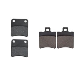2 Kit plaquettes frein Garelli Panther 125  Avant et Arrière 110-098 - EBC FA178 et FA193 - Raven 103-199