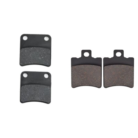 2 Kit plaquettes frein Garelli Panther 125  Avant et Arrière 110-098 - EBC FA178 et FA193 - Raven 103-199