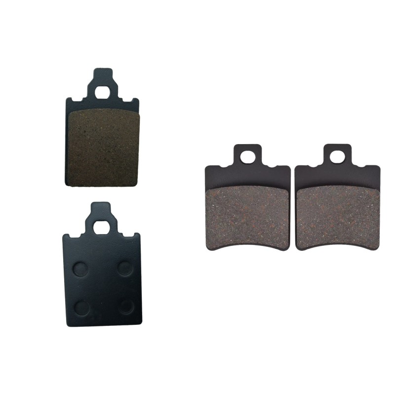 2 Kit plaquettes frein Italjet Formula 125  Avant et Arrière 118-098 - EBC FA186 et FA193 - Raven 103-200