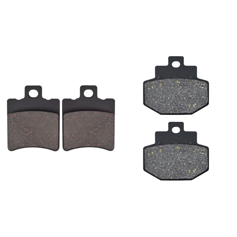 2 Kit plaquettes frein Benelli Adiva 125  Avant et Arrière 098-186 - EBC FA193 et FA321 - Raven 103-206