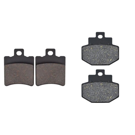 2 Kit plaquettes frein Benelli Adiva 150  Avant et Arrière 098-186 - EBC FA193 et FA321 - Raven 103-206