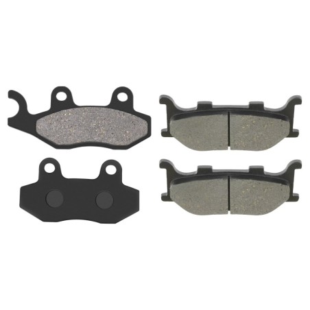 2 Kit plaquettes frein Adiva AD 125  Avant et Arrière 174-099 - EBC FA264 et FA199 - Raven 103-208