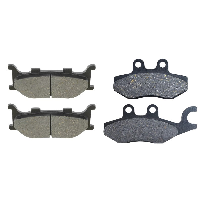 2 Kit plaquettes frein Italjet Jupiter 250  Avant et Arrière 099-215 - EBC FA199 et FA374 - Raven 103-209