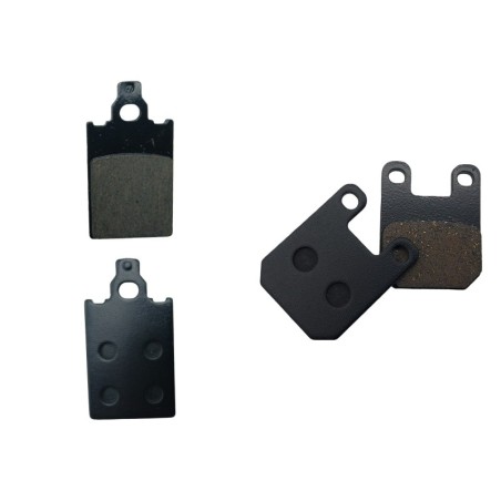 2 Kit plaquettes frein Garelli Sahel 50  Avant et Arrière 115-121 - EBC FA116 et FA115 - Raven 103-214