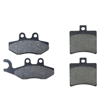 2 Kit plaquettes frein Keeway TX 200  Av et Ar Nc - EBC FA194 et FA298 - Raven 103-218