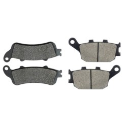 2 Kit plaquettes frein Honda Reflex 250 NSS Avant et Arrière 135-155 - EBC FA281 et FA358 - Raven 103-220