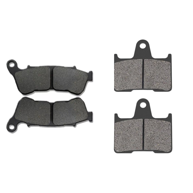 2 Kit plaquettes frein Harley-davidson Sportster 1200 Custom Limited XL1200CA  et B Avant et Arrière 359-148 - EBC FA640 et FA25
