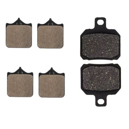 2 Kit plaquettes frein Gilera Supersport 600  Avant et Arrière 177-152 - EBC FA322/4HH et FA266 - Raven 103-229