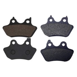 2 Kit plaquettes frein Harley-davidson Cvo Softail Fat Boy FLSTFSE2 Avant et Arrière 181-244 - EBC FA400 et FA434 - Raven 103-23