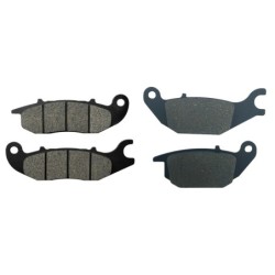 2 Kit plaquettes frein Honda CBR 150 R  Avant et Arrière 210-221 - EBC FA375 et FA343 - Raven 103-233