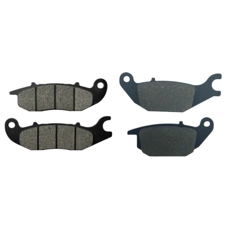 2 Kit plaquettes frein Honda CBR 150 R  Avant et Arrière 210-221 - EBC FA375 et FA343 - Raven 103-233