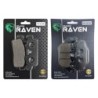 2 Kit plaquettes frein Sym Ni-Wolf 125 SB Avant et Arrière 286-230 - EBC FA427 et FA377 - Raven 103-236