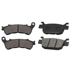 2 Kit plaquettes frein Honda SH 125 I Avant et Arrière 257-287 - EBC FA388 HH et SFA415 - Raven 103-237