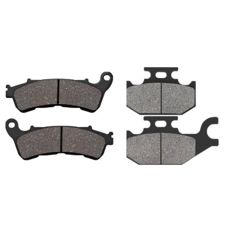 2 Kit plaquettes frein Suzuki Sixteen 125 UX  Avant et Arrière 257-373 - EBC FA388 HH et FA413 - Raven 103-240