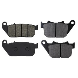 2 Kit plaquettes frein Harley-davidson Sportster 1200 Low XL1200L Avant et Arrière 272-274 - EBC FA381 et FA387 - Raven 103-241