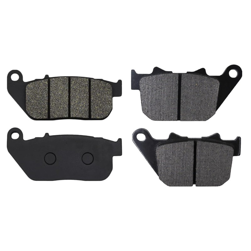 2 Kit plaquettes frein Harley-davidson Sportster 883 XL883 Avant et Arrière 272-274 - EBC FA381 et FA387 - Raven 103-241