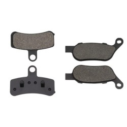 2 Kit plaquettes frein Harley-davidson Softail Blackline FXS Avant et Arrière 275-273 - EBC FA457HH et FA458HH - Raven 103-242