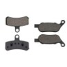 2 Kit plaquettes frein Harley-davidson Softail Blackline FXS Avant et Arrière 275-273 - EBC FA457HH et FA458HH - Raven 103-242
