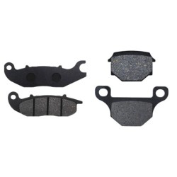 2 Kit plaquettes frein Derbi Terra 125 Adventure Euro Avant et Arrière 278-289 - EBC FA465 et FA93 - Raven 103-245