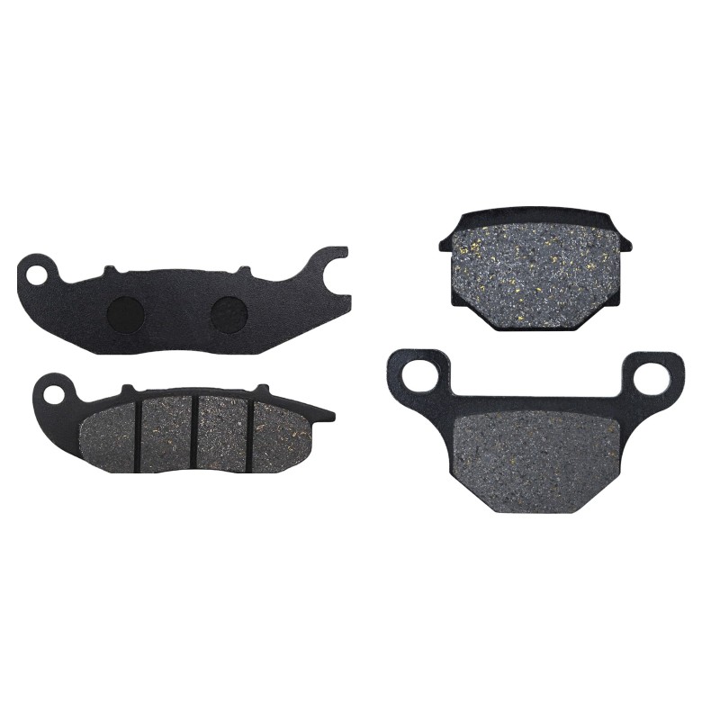2 Kit plaquettes frein Derbi Terra 125 Adventure Euro Avant et Arrière 278-289 - EBC FA465 et FA93 - Raven 103-245